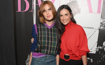 Tallulah Willis y Demi Moore