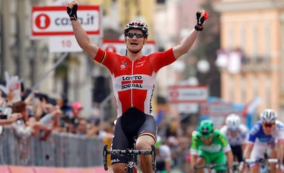 André Greipel, ganador en Benevento.