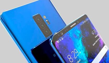 La parte trasera del Samsung Galaxy S10 podría ser similar a esta