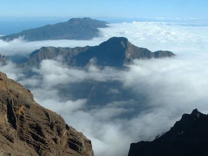 La Caldera del Taburiente, en la isla canaria de La Palma.