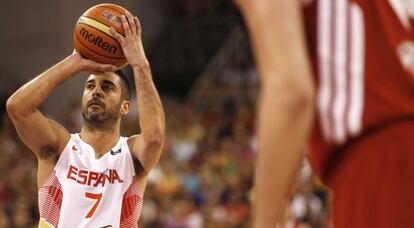 Navarro en el partido contra Turqu&iacute;a. 