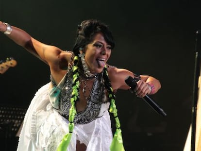 Lila Downs en el concierto del Auditorio Nacional de M&eacute;xico DF.