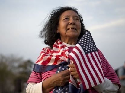 Uma norte-americana de origem boliviana, em foto de 2013.