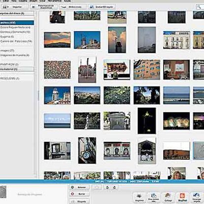 <b>El programa de Google </b><i>Picasa.</i>