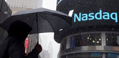 Oficinas del Nasdaq en Times Square.