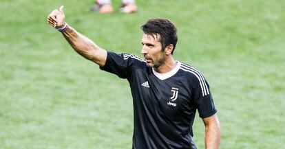El portero de la Juventus Gianluigi Buffon.