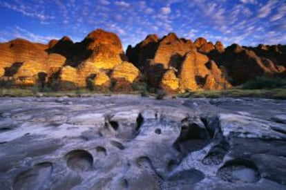 Zona montañosa de Bungle Bungle Range, en el Outback australiano.