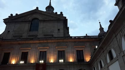 Imagen de la fachada del monasterio de El Escorial.