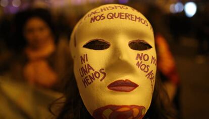 Manifestació el Dia Internacional de la Dona.
