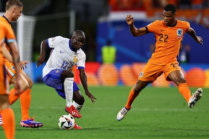 Mbappé mira y Kanté manda en el empate entre Francia y Países Bajos