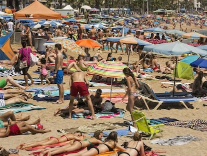 Una imagen de la playa de Lloret de Mar