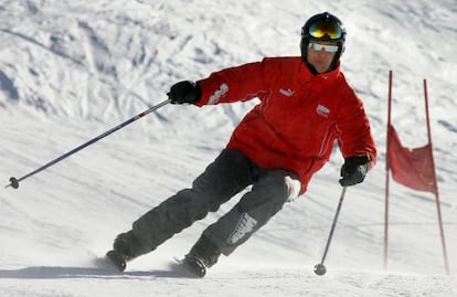 Schumacher, en Madonna di Campiglio.