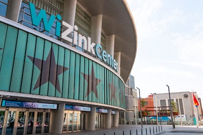 La fachada del WiZink Center en Madrid.