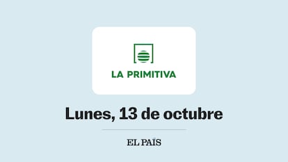 La Primitiva comprobar sorteo del lunes 13 de octubre de 2025
