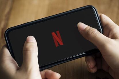 Smartphone con Netflix