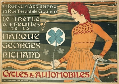 'El trébol de 4 hojas de la marca Georges Richard', de Grasset, otro de los autores incluidos en la muestra.