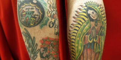 Tatuajes 'old school' de Pancho del estudio Light House Tattoo Melilla.