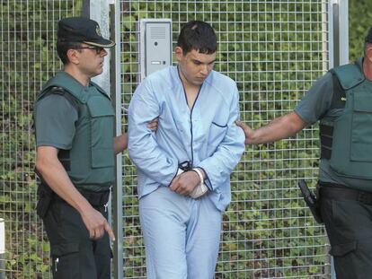 Mohamed Houli Chemlal, herido tras la explosión en Alcanar, es trasladado a la Audiencia Nacional.