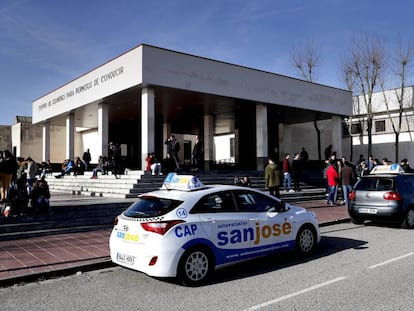 El centro de ex&aacute;menes de la DGT en M&oacute;stoles, el pasado mi&eacute;rcoles.