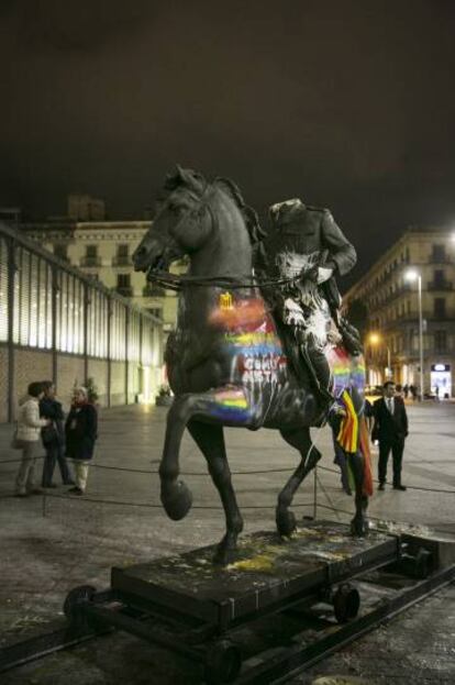 Mostra sobre el franquisme al Born.