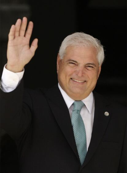 El presidente electo de Panamá, el empresario Ricardo Martinelli.