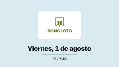 Sorteo Bonoloto viernes 1 agosto 2025