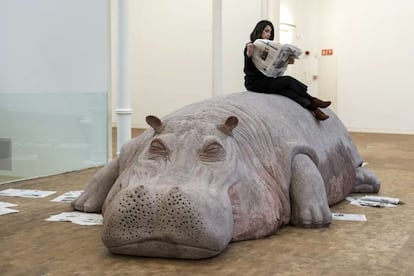 'Hope Hippo' (2005), de Allora & Calzadilla.