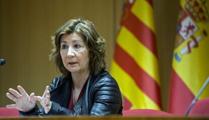 Carmen Llombart, presidenta de la Audiencia de Valencia.