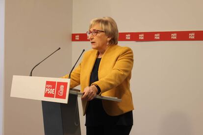 Ana Barcel&oacute;, secretaria de Ciudadan&iacute;a del PSPV-PSOE, este mi&eacute;rcoles.