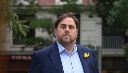 El presidente de Esquerra Republicana, Oriol Junqueras.