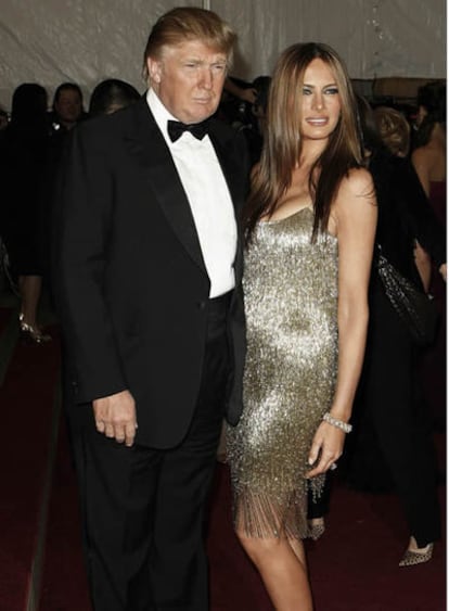 Donald Trump y Melania, en la Costume Gala del museo Metropolitan de Nueva York.