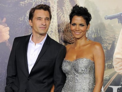 Olivier Martinez y Halle Berry en el estreno de 'Cloud Atlas'.