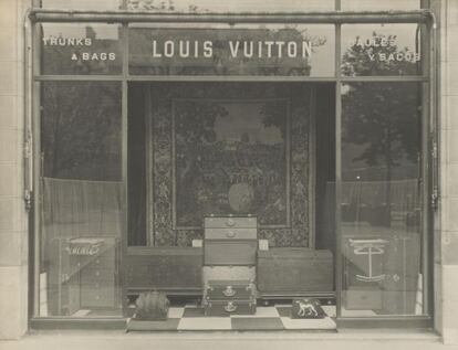 Una de las primeras tiendas de Louis Vuitton