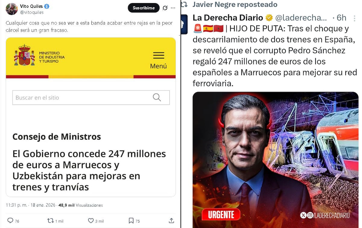 La maquinaria de la desinformación se activa con el accidente de tren: Uzbekistán, Marruecos y el crimen premeditado