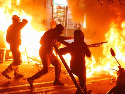 Protestas en Barcelona en 2019.