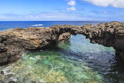 El arco volcánico de Charco Manso.