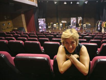La actriz Pilar Almer&iacute;a, en el Teatre El Micalet de Valencia.