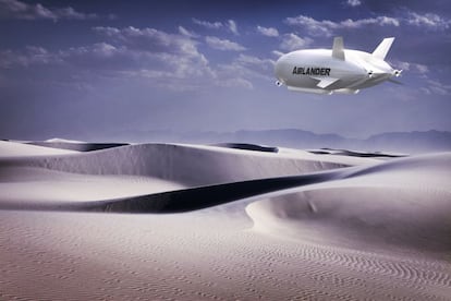 Vista del Airlander 10.