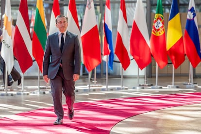 El ministro de Exteriores, José Manuel Albares, esta semana en Bruselas  
