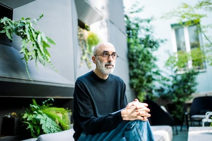 El escritor Eduardo Halfon en Madrid el 20 de septiembre.
