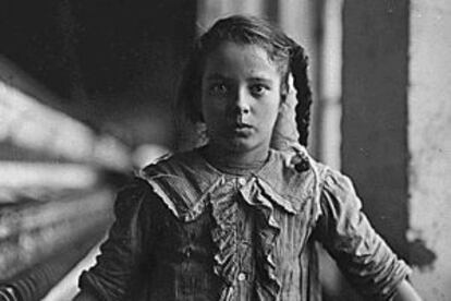 Obra de Lewis Hine que se expone en la Fundación Mapfre.