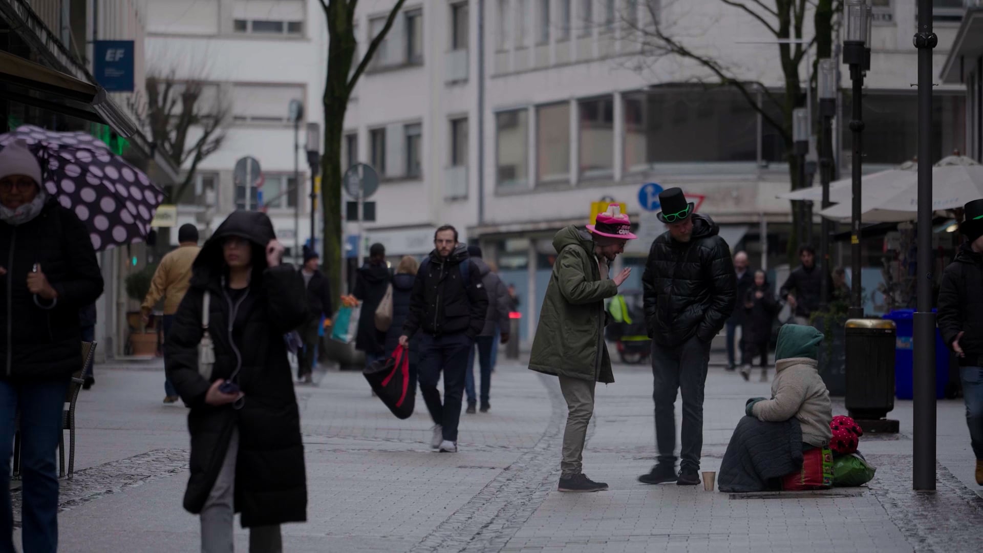 En el centro de Luxemburgo está prohibida la mendicidad agresiva desde 2024. 