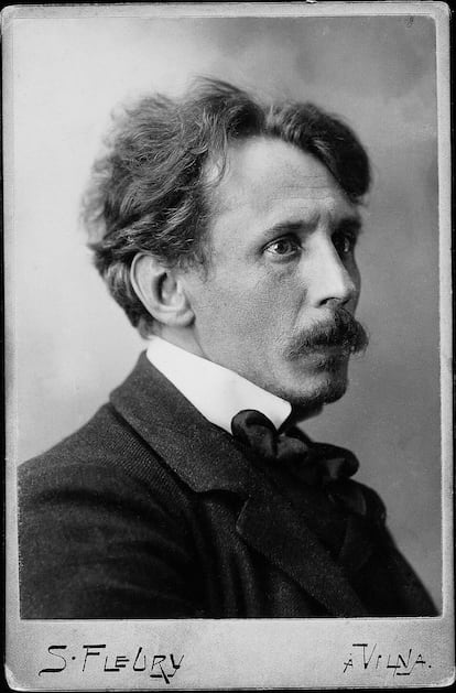 Retrato sin fecha de Mikalojus Konstantinas Ciurlionis (1875-1911).