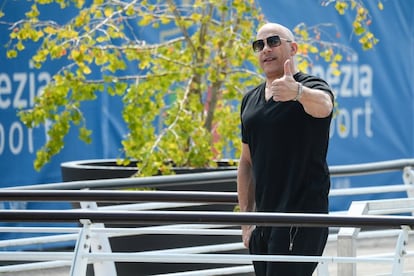 El actor Vin Diesel, a su llegada a la Mostra de Venecia, el 1 de septiembre de 2021.