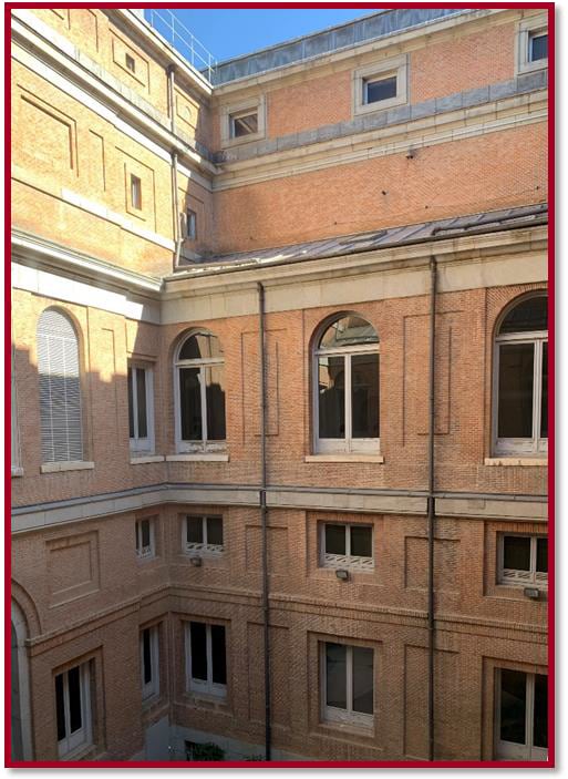 Patio de Murillo que se proyecta cubrir.