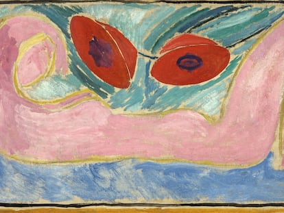 'Desnudo con amapolas' (1916), de Vanessa Bell.