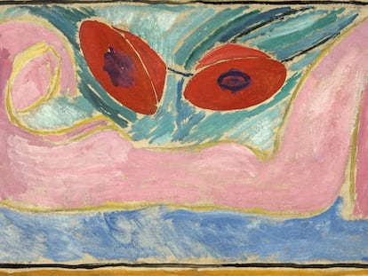 'Desnudo con amapolas' (1916), de Vanessa Bell,