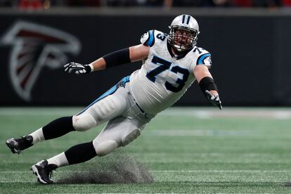 Carolina Panthers offensive guard Greg Van Roten