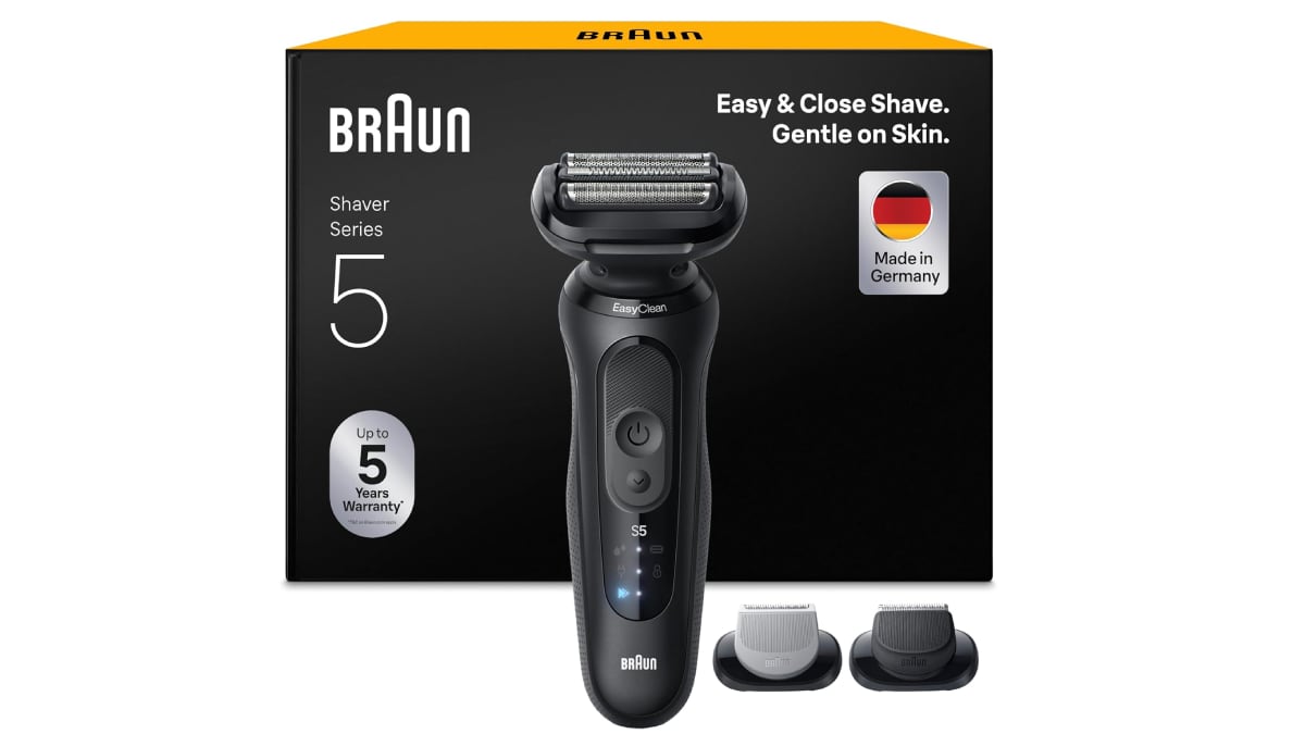 Afeitadora eléctrica Series 5, de Braun.