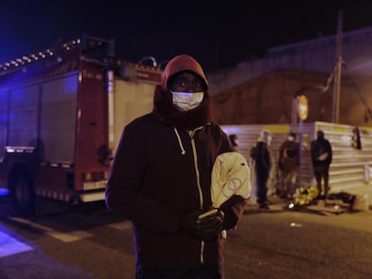 Mamadou Dieye vivía en la nave industrial incendiada de Badalona.